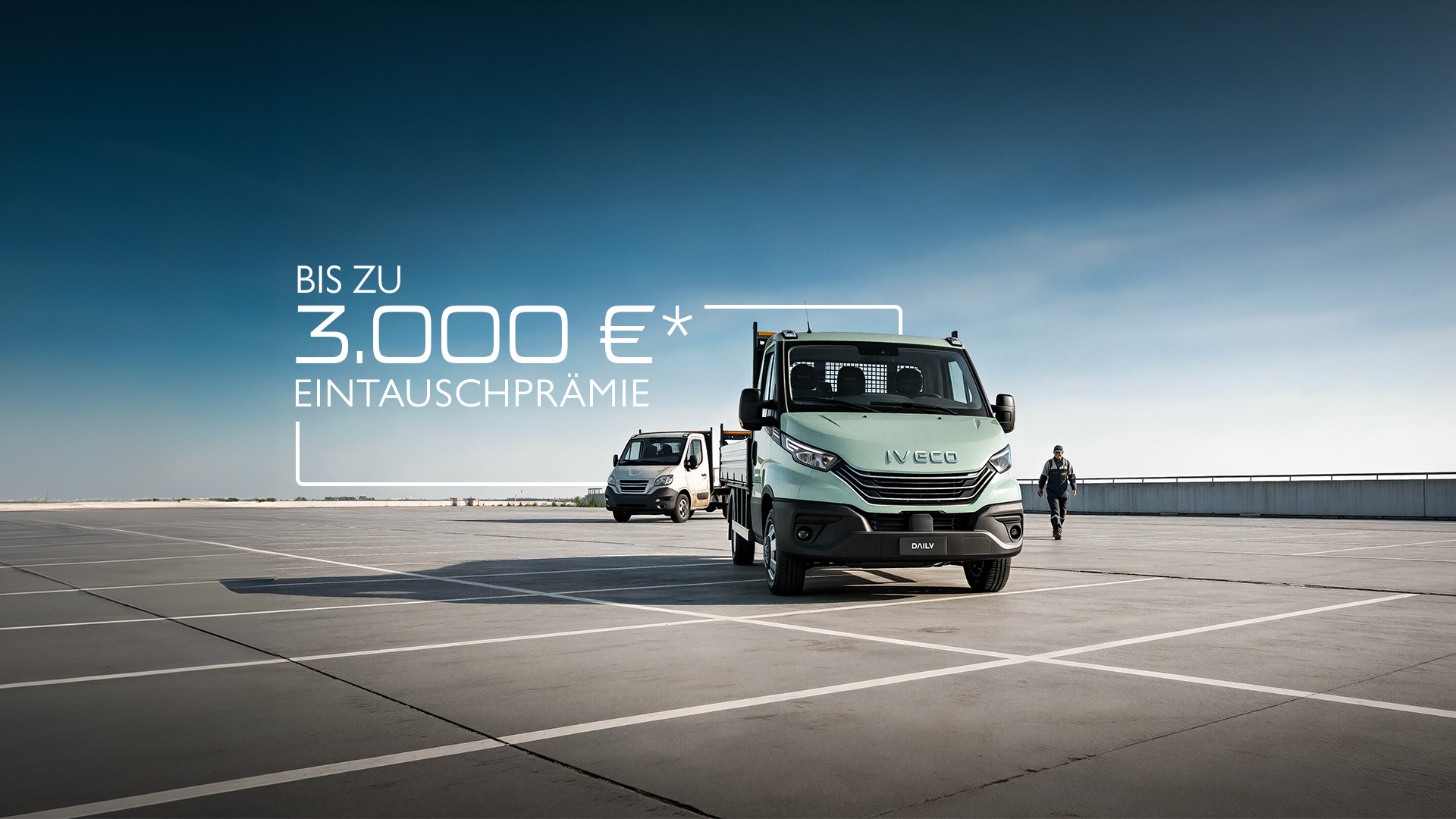 Zeit für einen Neuanfang! Bis zu 3.000 €* Eintauschprämie auf den IVECO Daily