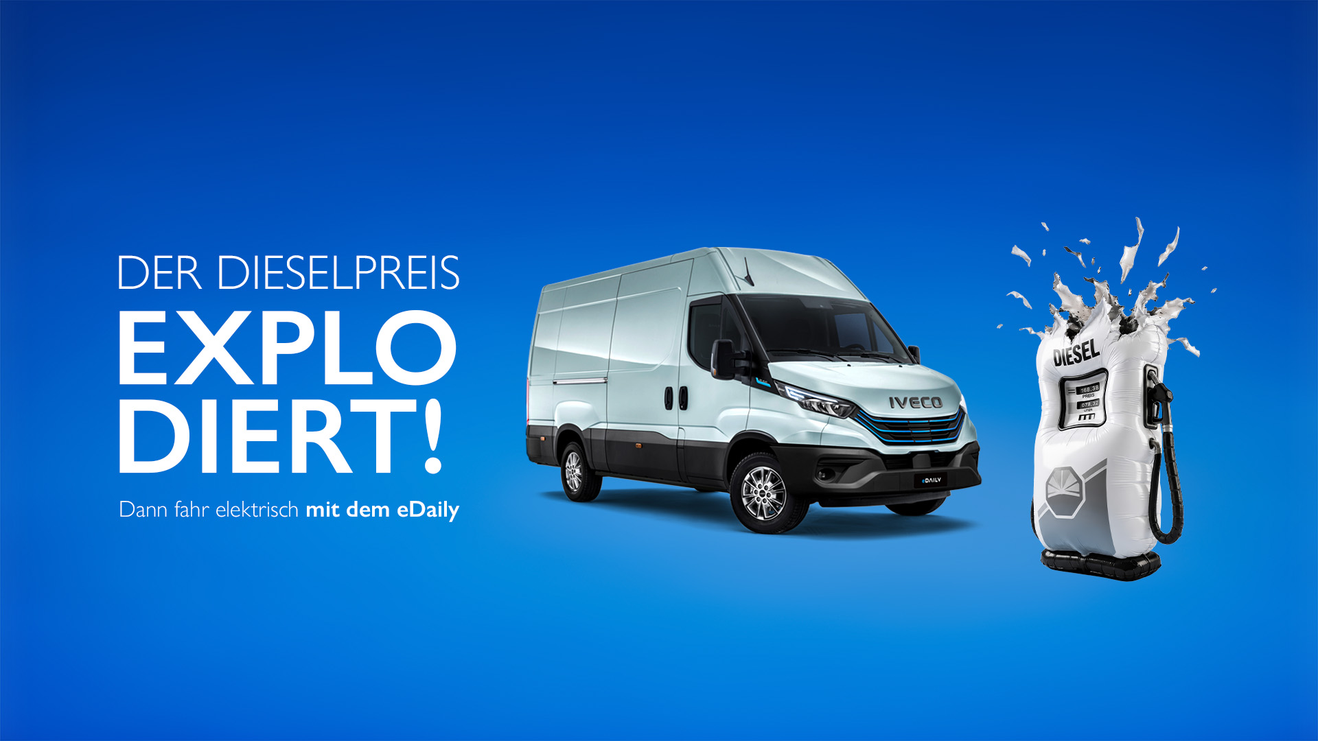 Der Spritpreis explodiert! Fahren Sie elektrisch mit dem eDaily!
